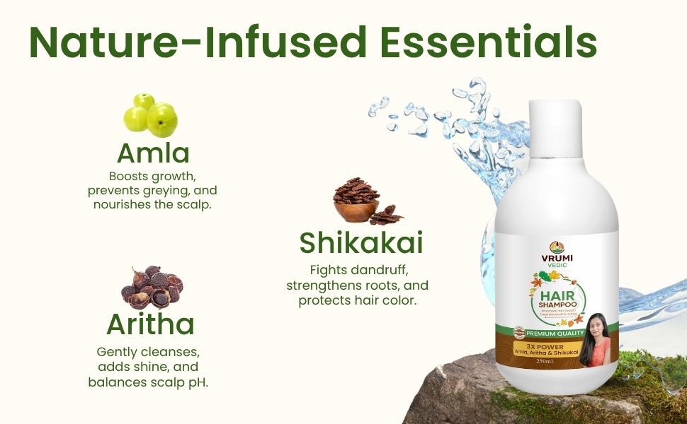 Vrumi Vedic Hair Shampoo