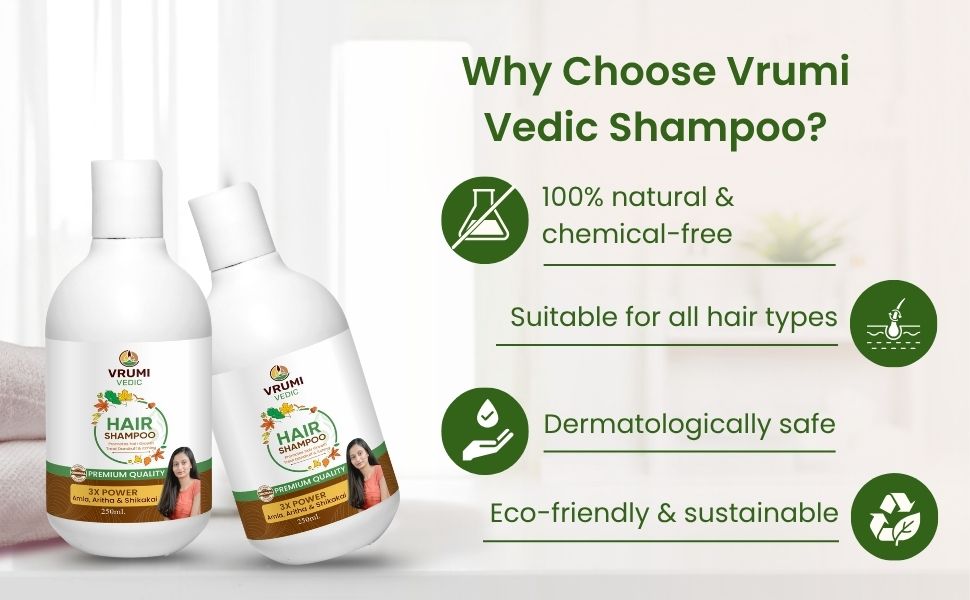 Vrumi Vedic Hair Shampoo
