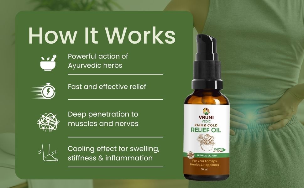 Vrumi Vedic Cold And Pain Relief Oil