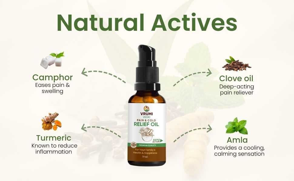 Vrumi Vedic Cold And Pain Relief Oil