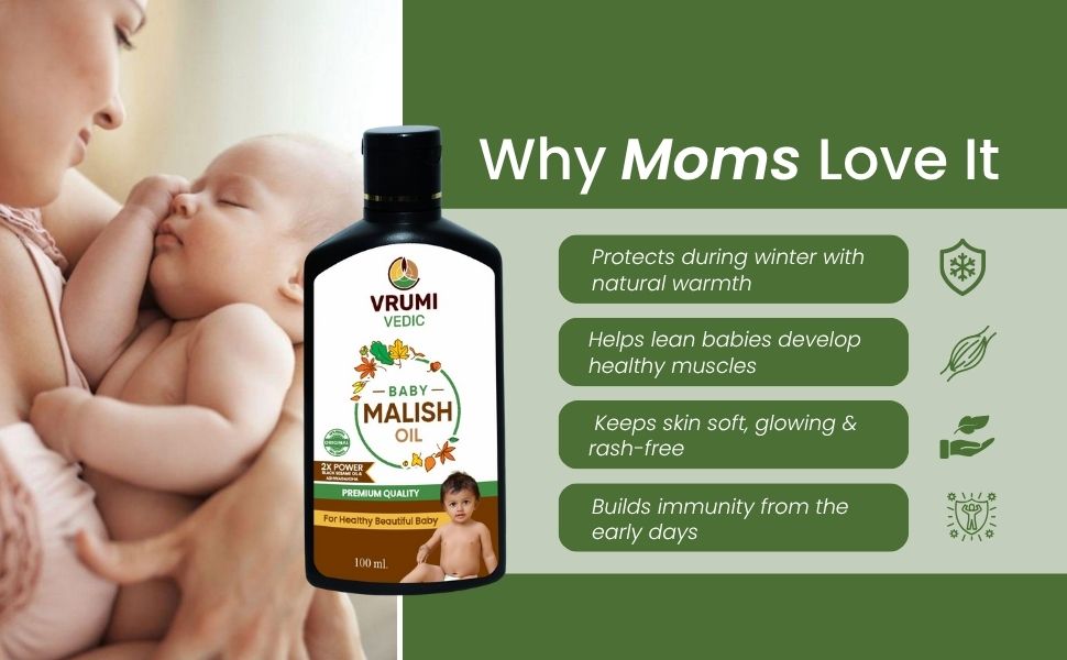 Vrumi Vedic Baby Malish Oil