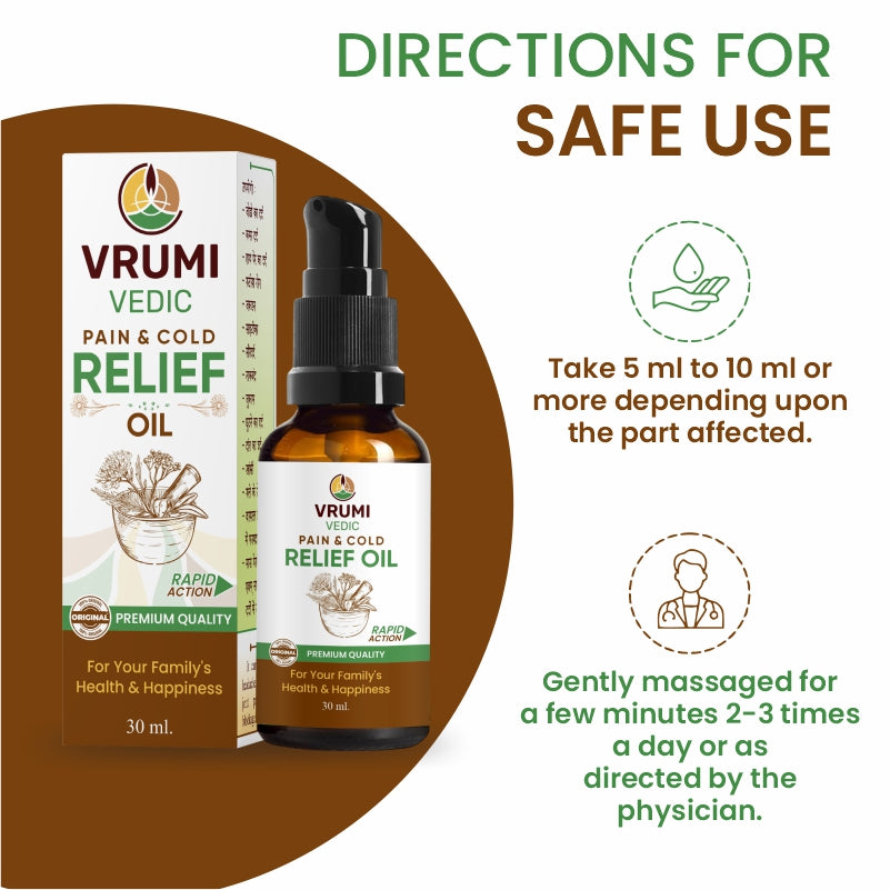Vrumi Vedic Cold And Pain Relief Oil